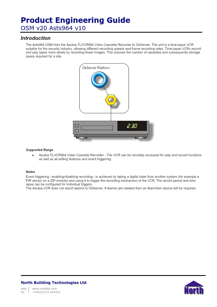 Preview thumbnail of page 1 of the Asts964 Engineering Guide PDF document.